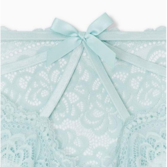 CLOSET FLASH SALE! $5 NWT! 1X torrid Curve Simply Lace Hipster Bow Cage Back - Picture 6 of 6